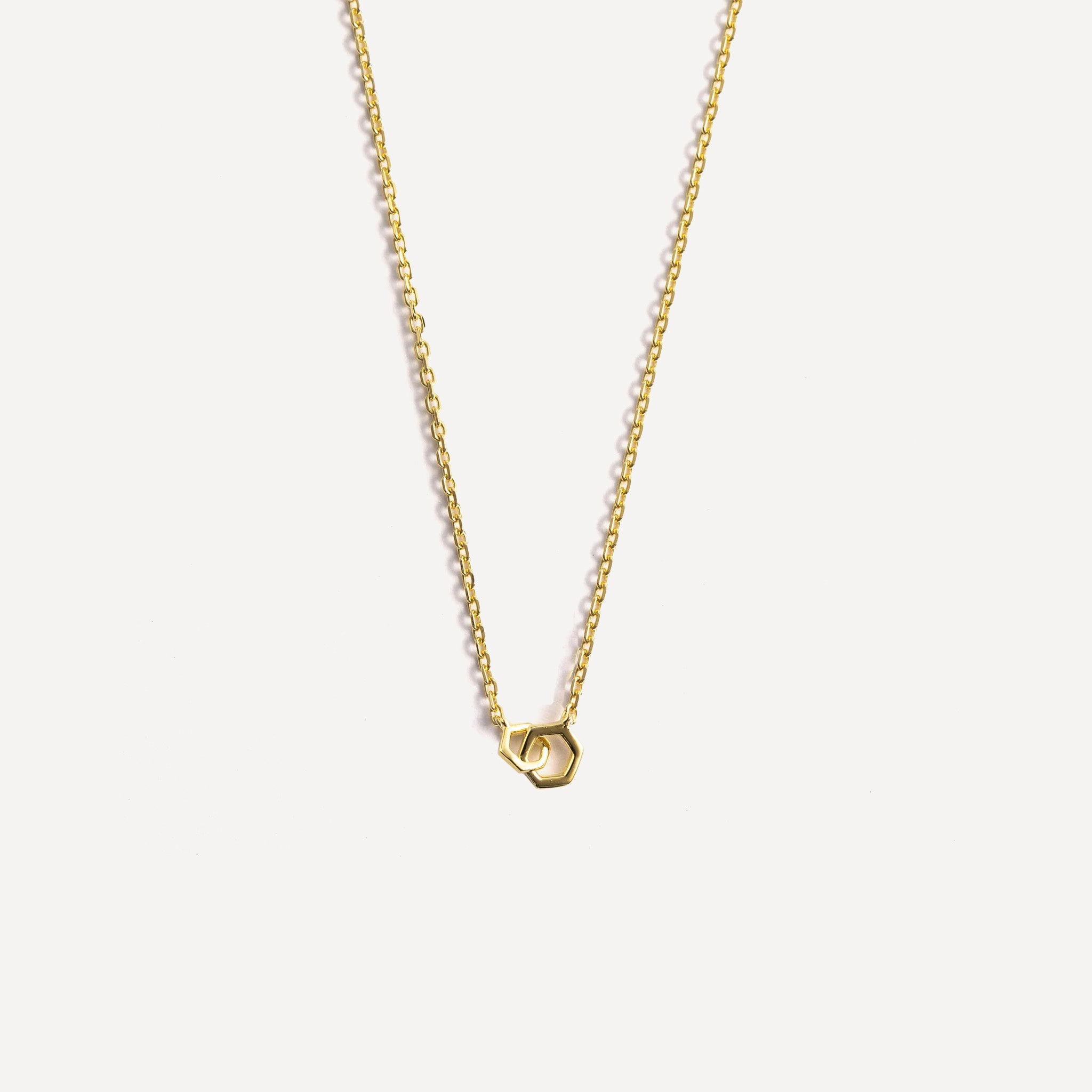 Icon 9ct Hexagon Necklace