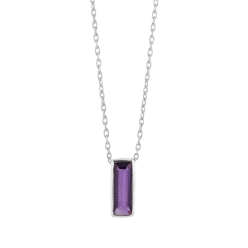Manhattan Pendant with Amethyst