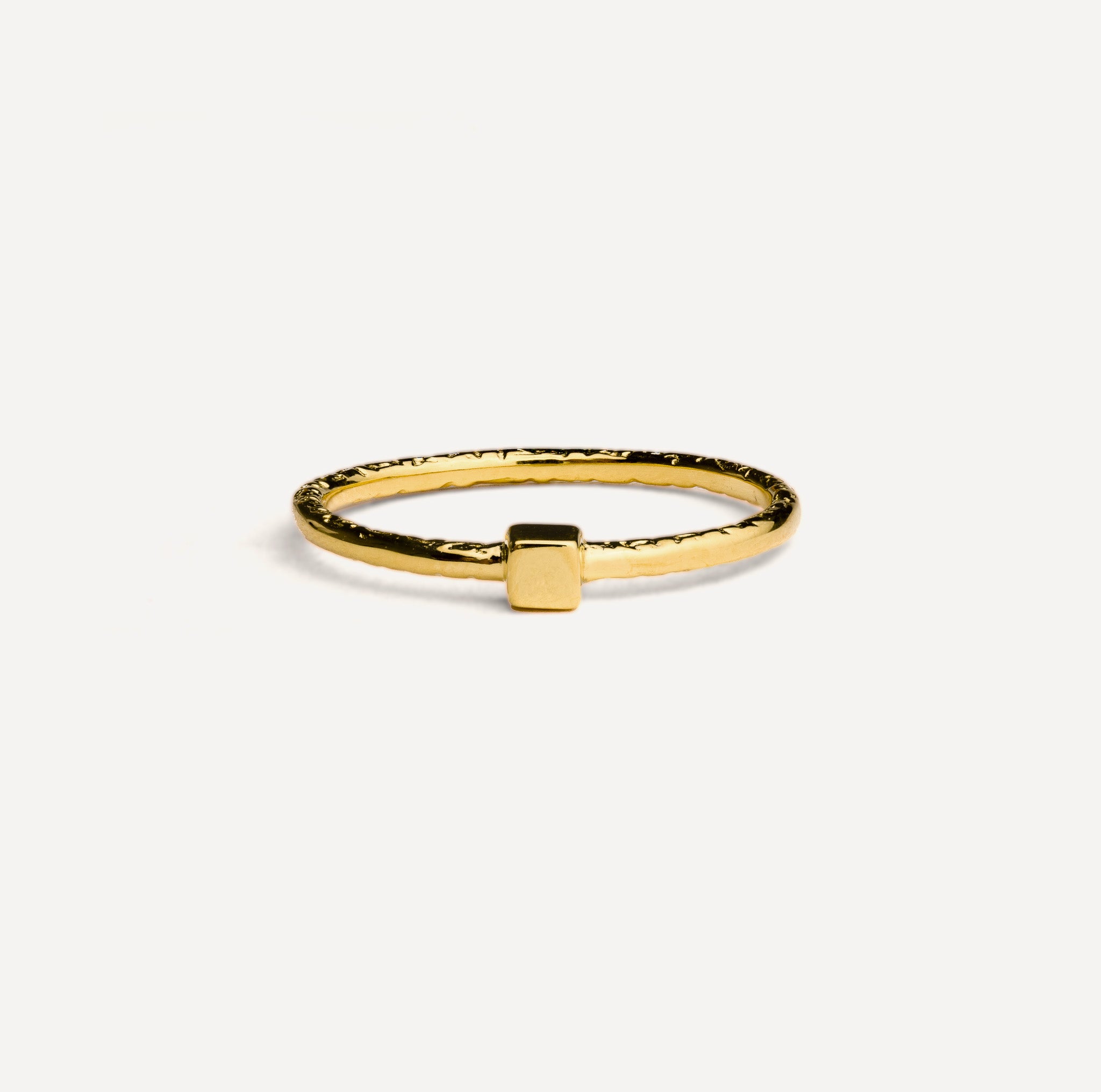Icon 9ct Cube Ring