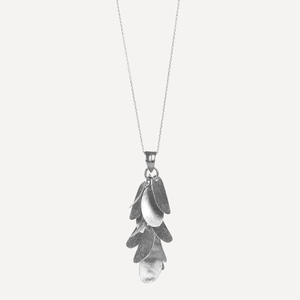 Petal Drop Long Pendant