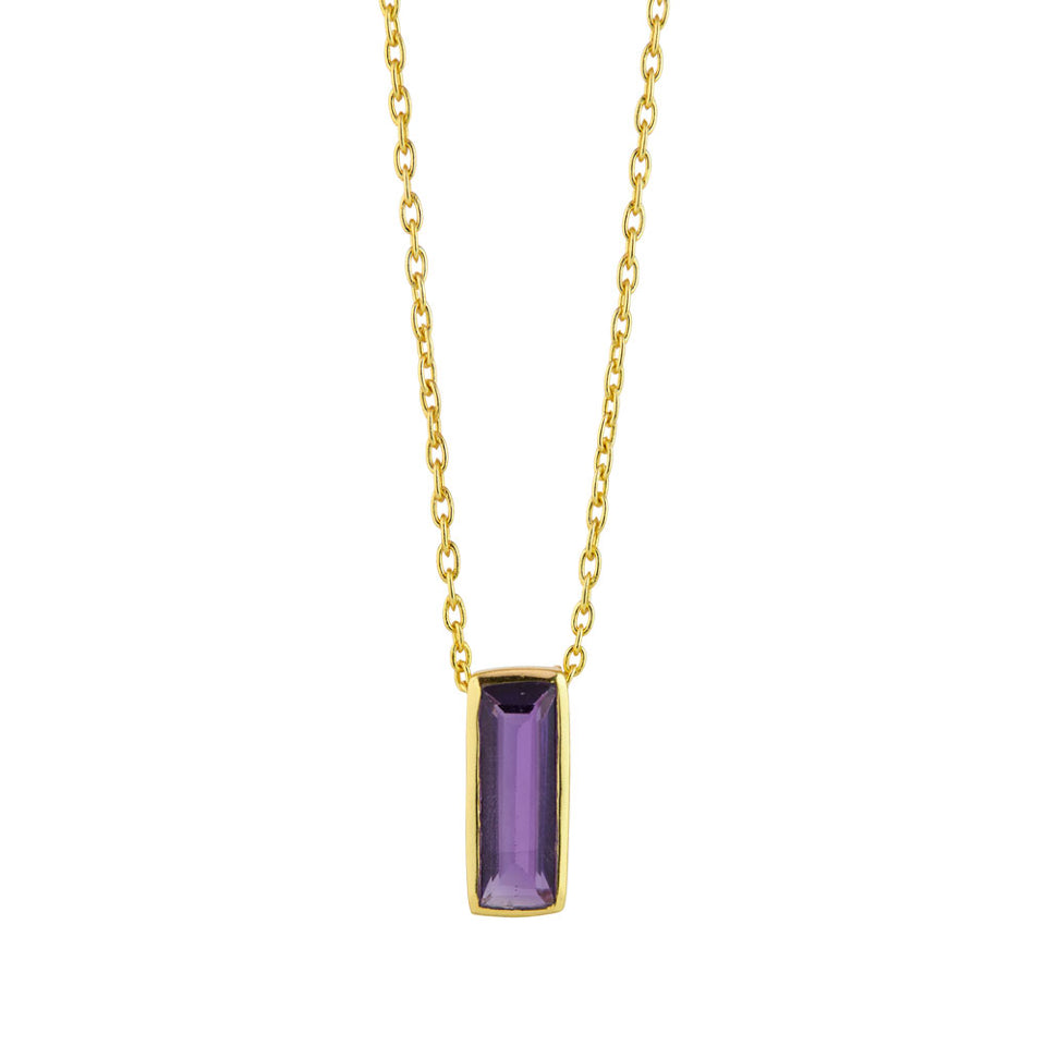Manhattan Pendant with Amethyst