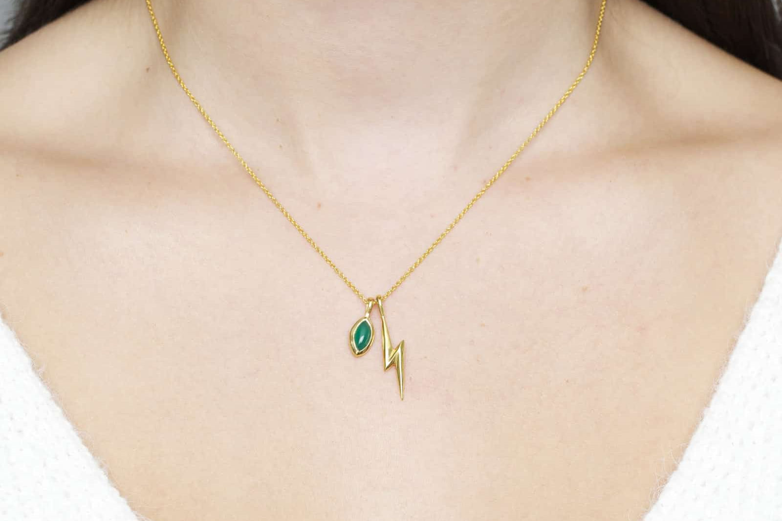 Gold and Green Onyx